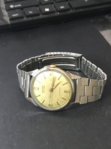 Vintage Gruen 34mm Cream Dial Mechanical Manual Wind Men's Watch, Runs (Lot1910) - Picture 7 of 11
