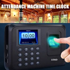 Fingerprint Time Recorder - Attendance Machine Employee Time Clock