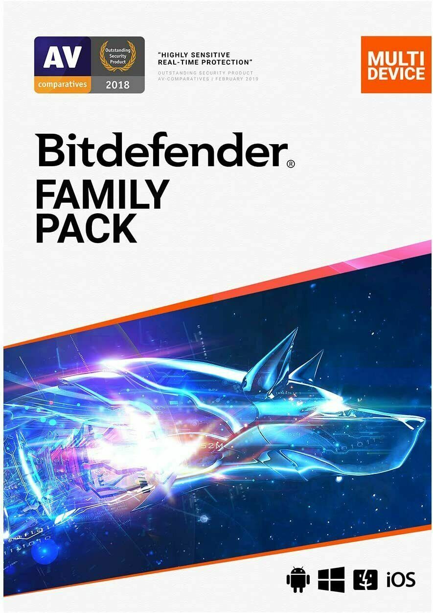 Bitdefender Family Pack 15 Device 3 Year (With 200MB VPN) - Download Version Populair super welkom
