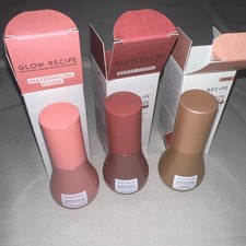 Lot Of 3 Glow Recipe Glow Dewy Flush Tinted Serum WATERMELON Berry Sun Glow