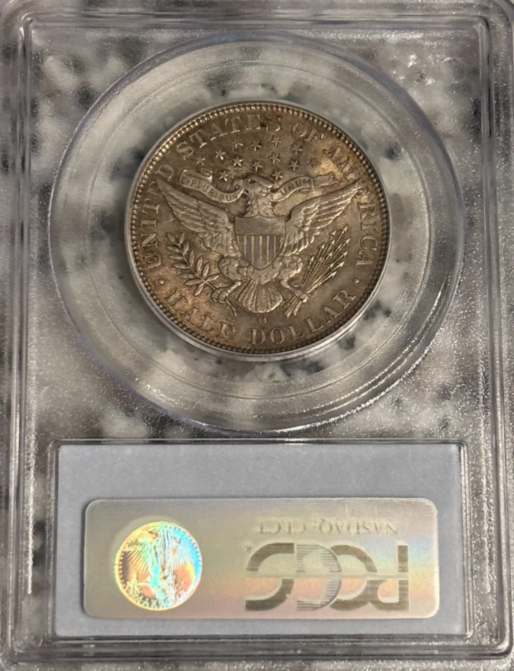1903-O Barber Half Dollar 50c PCGS & CAC AU58 NICE 🔥 - Image 2 of 2