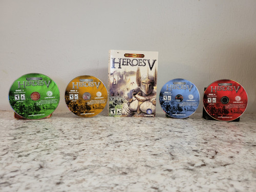 Might and Magic Heroes V 5 (PC, 2006) CIB 4 DISC SET FAST SAME DAY SHIPPING - Picture 1 of 11
