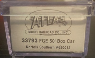 Atlas N Scale - 50' Boxcar Norfolk Southern 650012 - 33793 - CL | eBay
