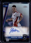 2024 Topps Chrome MLS Preston Judd Auto #CA-PJ Earthquakes