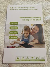 LCD 8.5" Writing Tablet Of Environmental Protection For Kids Red