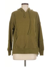 Time and Tru Women Green Pullover Hoodie 8