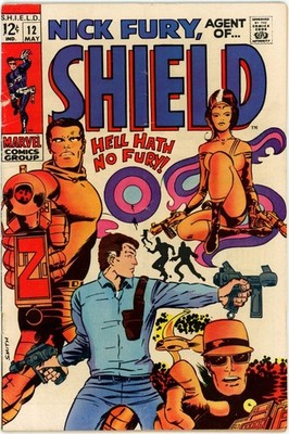 Nick Fury Agent of SHIELD #12 1969 Marvel Comics VG+ Comic Book