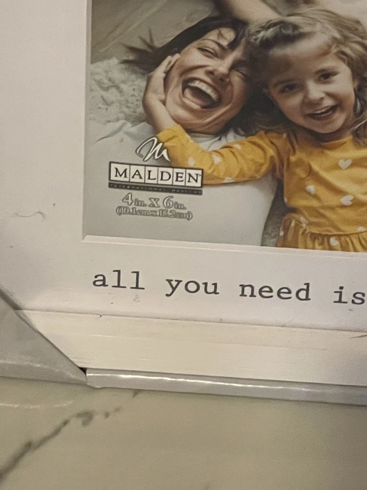 Malden 4X6 所有您需要的是 Love Frame 全新从未打开相框 — 第 3/4 张图片