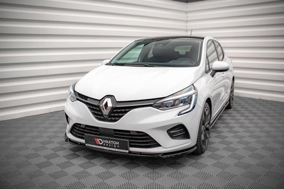 Maxton Design Frontlippe V.1 passend für Renault Clio Mk5 schwarz Hochglanz