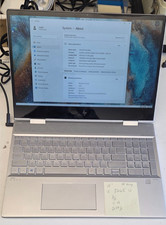 USED HP CONVERTIBLE LAPTOP 15"LCD, i5 8265U, 8gb RAM, 240gb HD, NO WIFI
