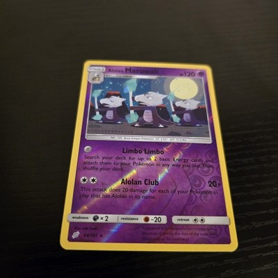 Alolan Marowak 64/181 Rare Team Up Pokemon Reverse Holo Near Mint
