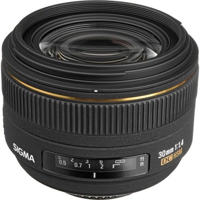 (Open Box) Sigma 30mm f/1.4 EX DC HSM Autofocus Lens for Nikon F