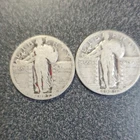1927 & 1929 Standing Liberty Quarter Silver 25C Lot of 2 Coins #439