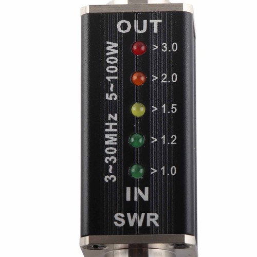 5 - 100W Standing Wave Meter Mini krótkofalowy wyświetlacz LED SWR SWR Meter do Ante UB - Zdjęcie 3 z 22