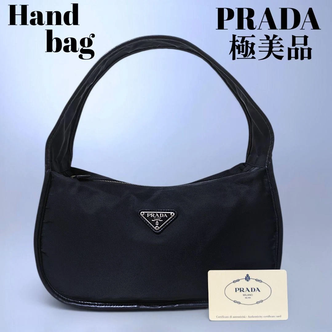 PRADA Nylon Exterior Shoulder Bag Bags & Handbags for Women for