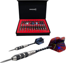 Darts Metal Tip Set Professional Metal Darts for Dartboard Steel Tip Darts with