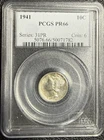 1941 Mercury Dime 10C Proof - PCGS PF66  Bright White