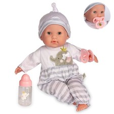15" Realistic Soft Body Baby Doll with Open/Close Eyes  JC Toys - Berenguer Bou