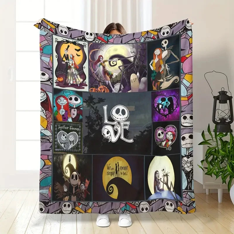 Disney The Nightmare Before Christmas Fleece Blanket, Cartoon Blanket