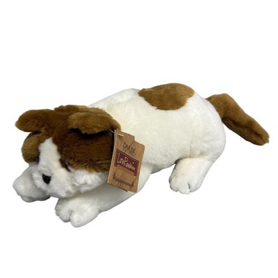 Dakin Lou Rankin Sasha Kitten Plush Stuffed Animal Medium White Brown Cat Toy