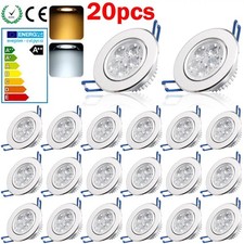 10-40pcs Downlight Dimmable Led Recessed Ceiling Light Spotlight Drivers Us