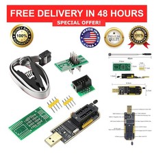 CH341A USB BIOS Programmer SOIC8 SOP8 EEPROM Flash Chip Clip Kit