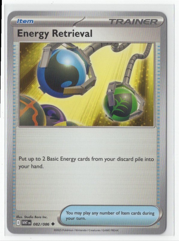 Pokemon White Flare - 082/086 Energy Retrieval