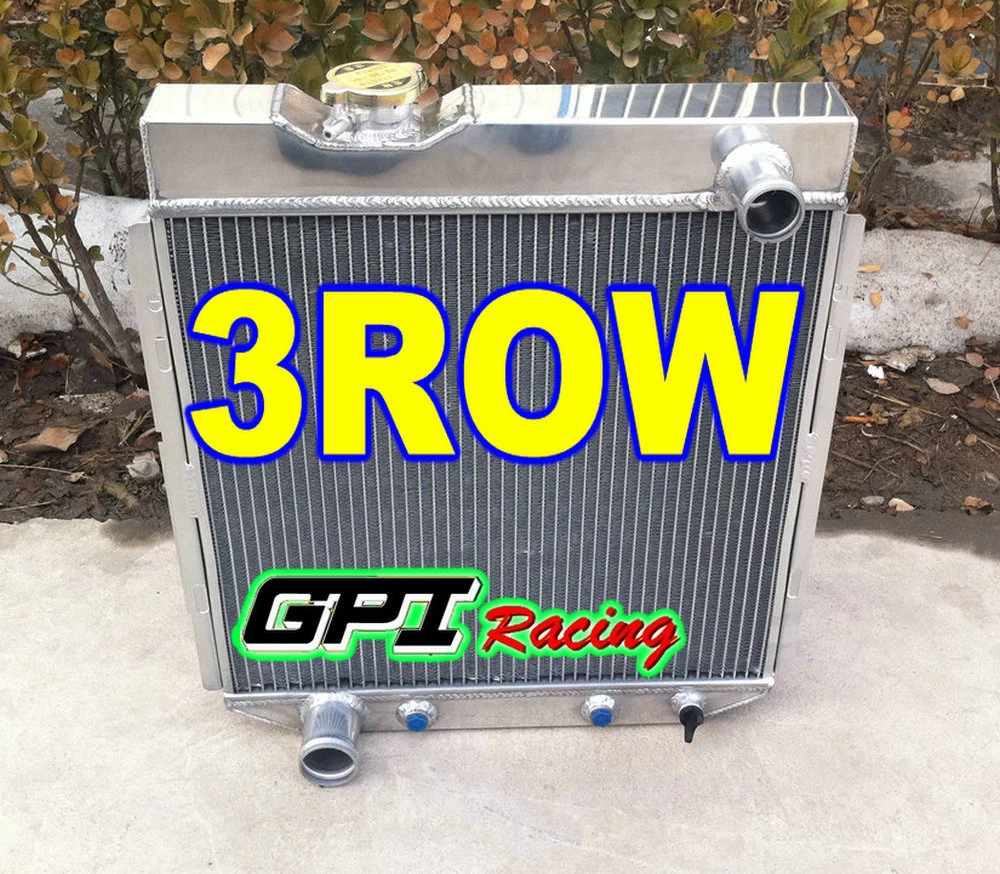 3 row Aluminum Radiator for Ford Mustang Falcon V8 289 259 1964-1966 1965  64 65 | eBay