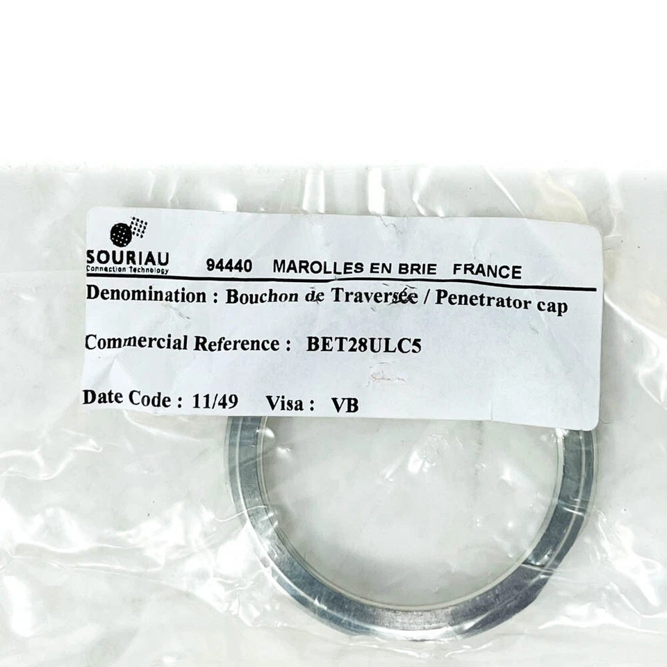 Souriau BET28ULC5 Threaded Option Penetration Cap - Image 4 of 4