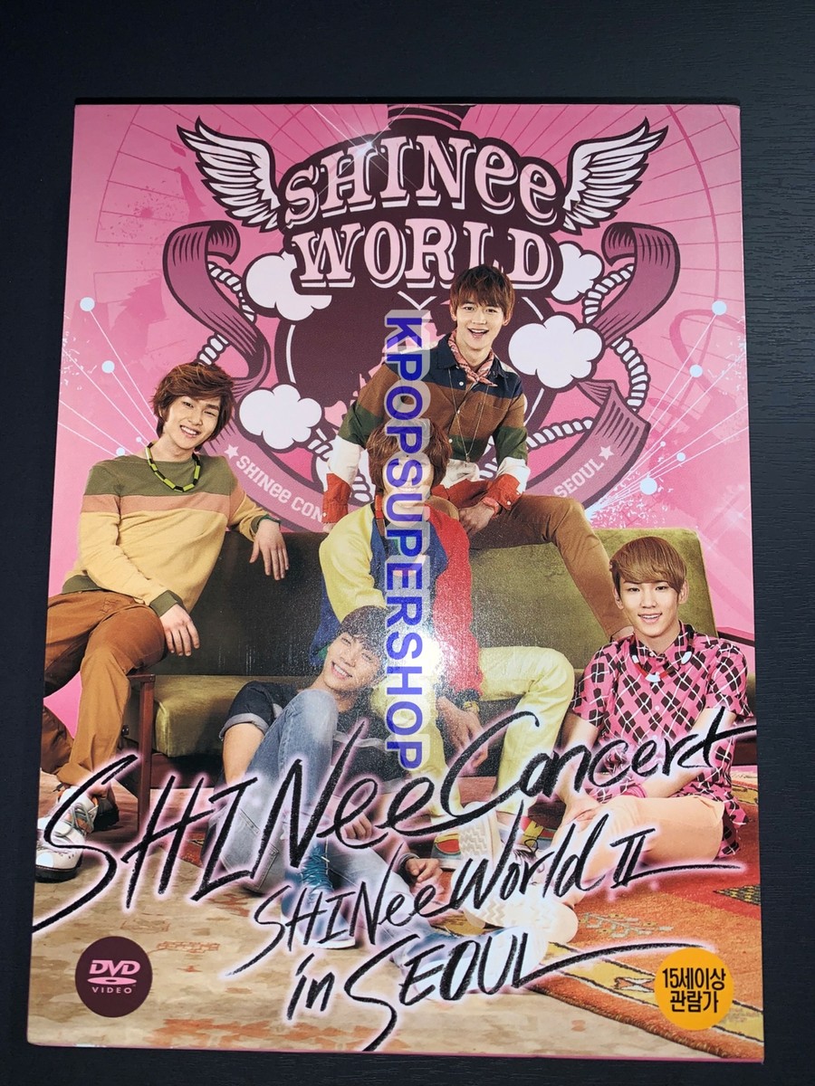 SHINee World Ⅱ In Seoul 韓国盤 2DVD 新品 SHINee World II in Seoul 2nd Concert 2 DVD Postcards Great