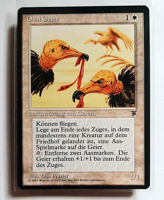  OSAI VULTURE  RENAISSANCE 1995 LEGENDS  NM  WHITE  MAGIC  MTG Osai Vultures