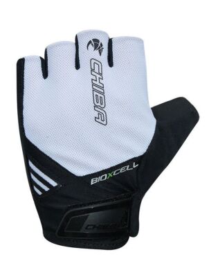 Chiba BioXCell Air Fahrrad Handschuhe kurz weiß/schwarz 2026