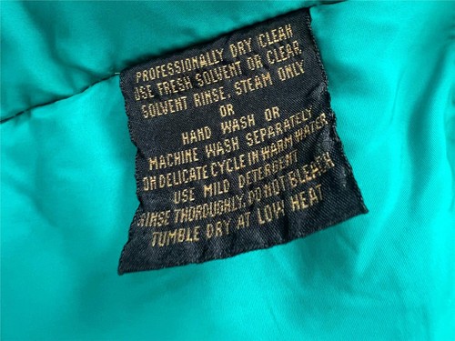 Vintage Eddie Bauer Premium Quality Goose Down Puffer Jacket Coat Green Made USA - Picture 14 of 18