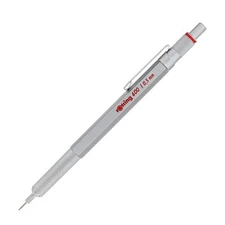rOtring 600 Mechanical Pencil Silver 0.5mm Precision Writing Tool