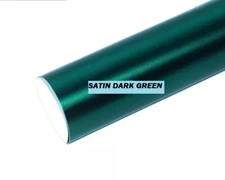 Matte Satin Dark Green Metallic Vinyl Car Wrap Decal Sticker Film Roll Sheet