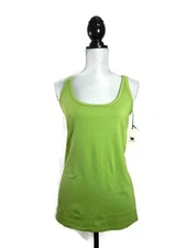 W By Worth Tank Top Shell Womens Small Sleeveless Blouse Shirt Green New