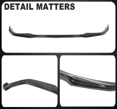FOR 2019-2023 BMW G20 M340i 330i REAL CARBON Front Bumper Lip Spoiler Splitters  - Picture 11 of 11