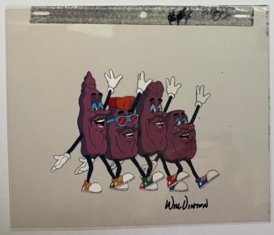 The California Raisins OPC TV Show Ta-Da! Posing Cartoon Hand Signed ...