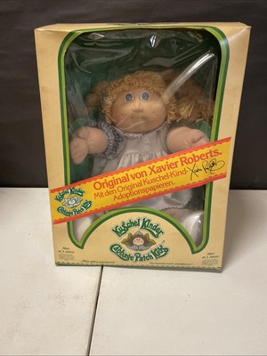 Vintage Original Von Xavier Roberts Kuschel Kinder Cabbage Patch Doll IN BOX