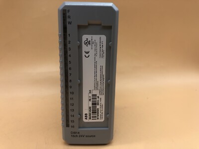 ABB DI814 DIGITAL INPUT MODULE 16 CH 24VDC 3BUR001454R2 NEUWERTIG DI814-eA