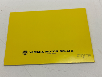 empire 108 、貴重美品、箱、マニュアル有り 1985 YAMAHA MAXIM 700 XJ700 1AA-28199-10 MOTORCYCLE OWNERS MANUAL