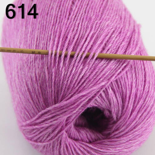 Sale New 50g Ball Super Soft Warm Wool Cashmere Shawls Hand Knit Crochet Yarn - Picture 38 of 52