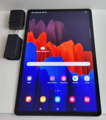 Samsung Galaxy Tab S7+ Plus 128GB, Wi-Fi + 5G, 12.4 in Mystic Black T-Mobile
