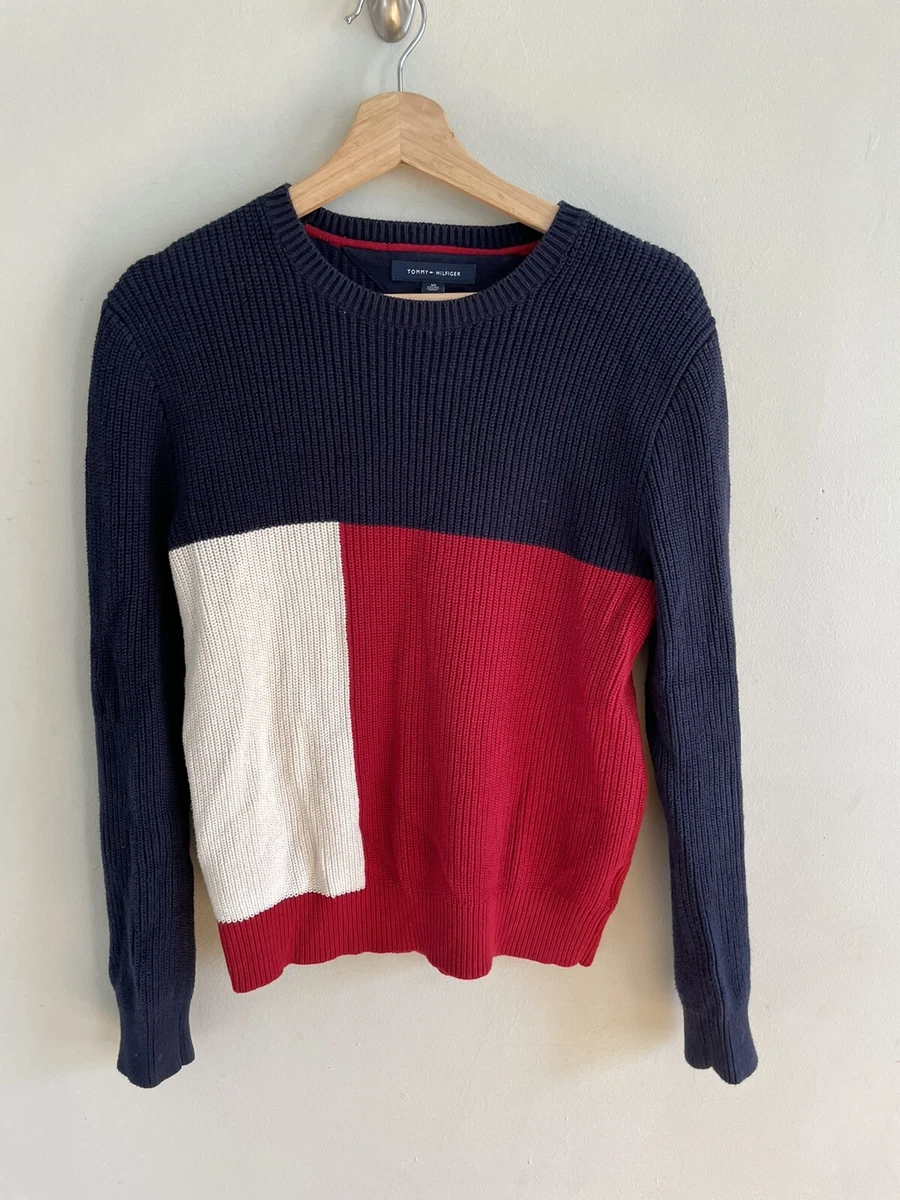 Tommy hilfiger ribbed sale sweater