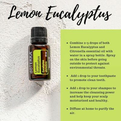 Lemon Eucalyptus EO 15 ml doTERRA New Sealed Free Shipping! Exp 06