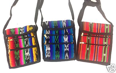 Handmade Cotton Shoulder /& Travel Wallets from Guatemala Fair Trade
