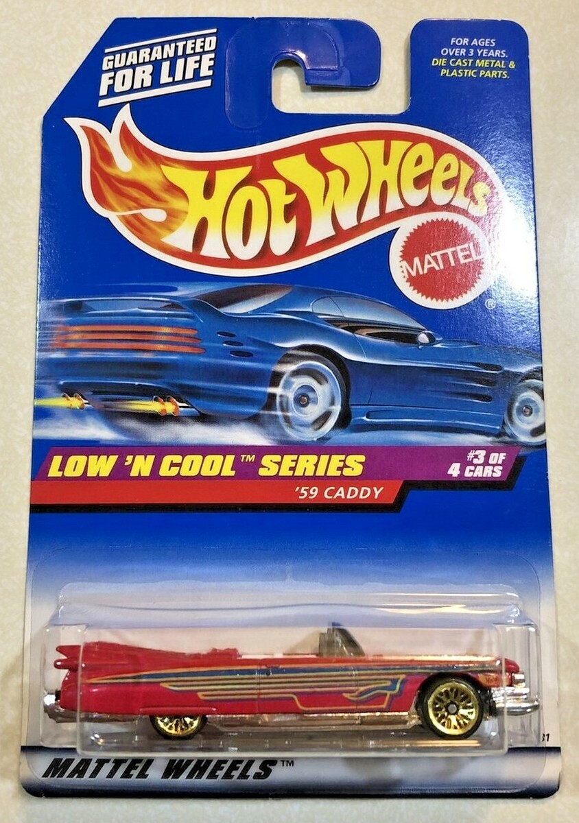 1998 Hot Wheels Low 'N Cool Series 1959 Caddy #699 [Red