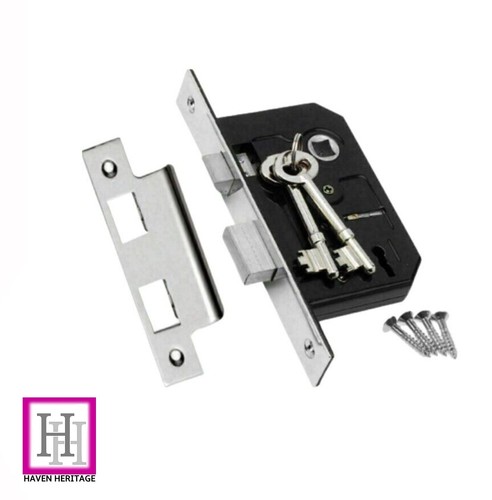 Door Handle On Backplate Satin Finish Stellar Lock OR Pack + 3 Lever Lock & Keys - Picture 35 of 42