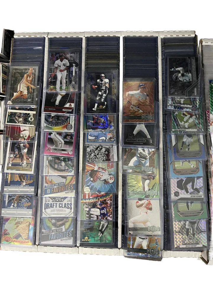 Crazy Sports Card Lot! Chrome! Color! Refractors! Relics! Autos! Hits! Rookies! - Image 2 of 4