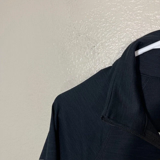 beyond-yoga dress 1/4 zip athletic stretch long sleeve thumbholes 